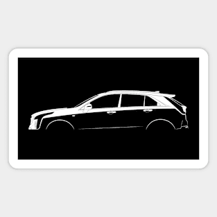 Cadillac XT4 Silhouette Magnet